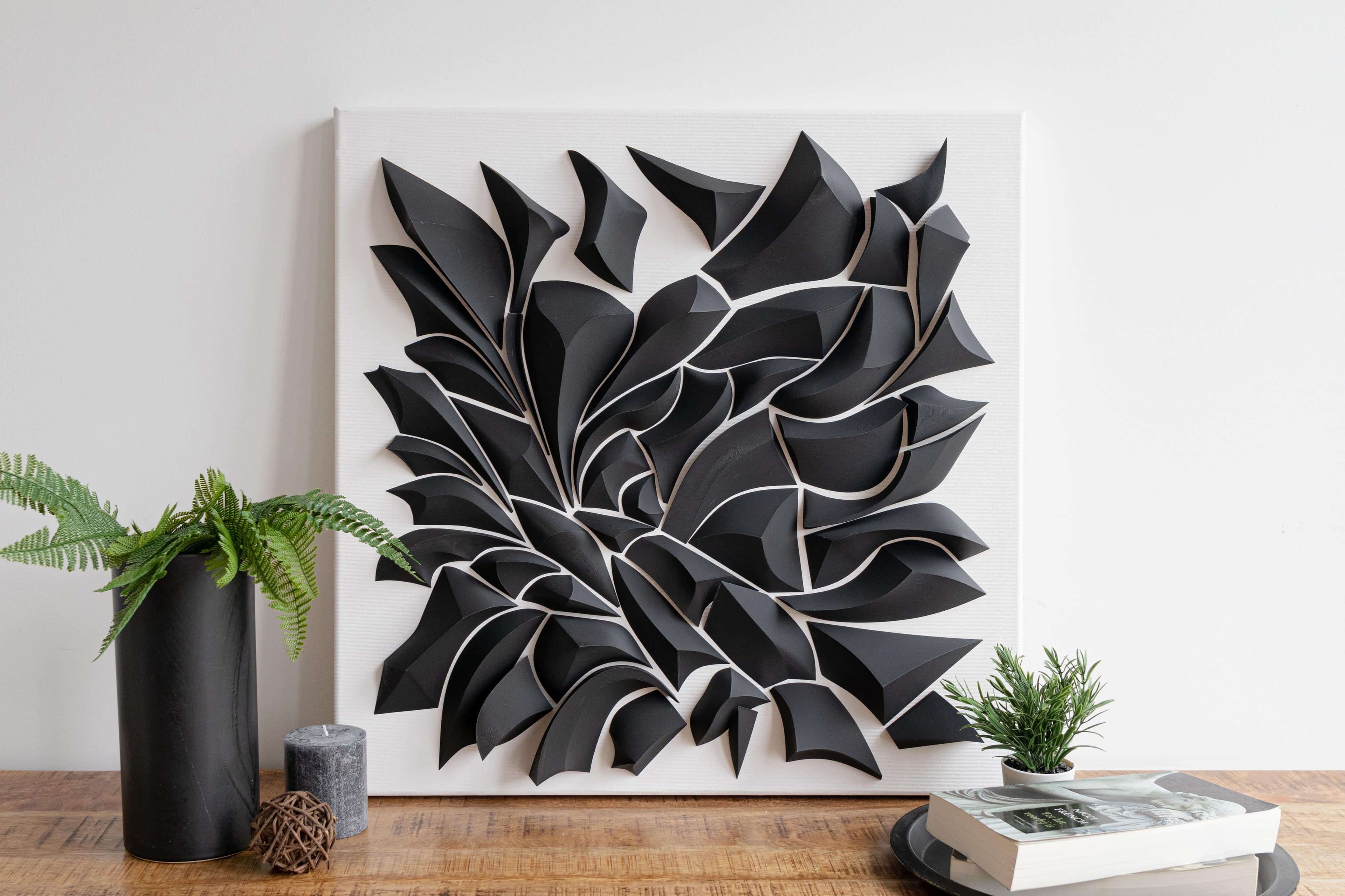 Handcrafted 3D printed artwork and decorative pieces