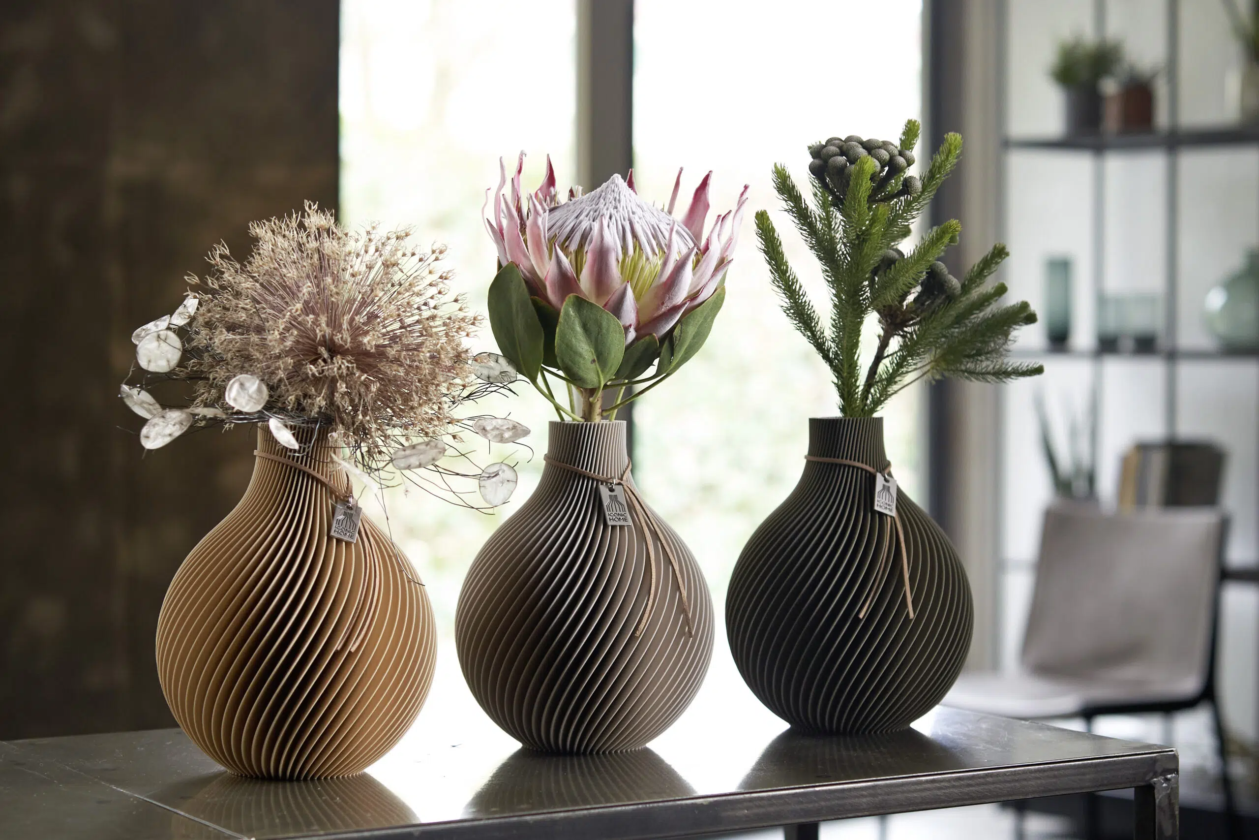 Custom 3D printed home decoration items and accessories